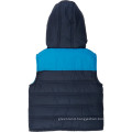 OEM winter padded hooded kids vest